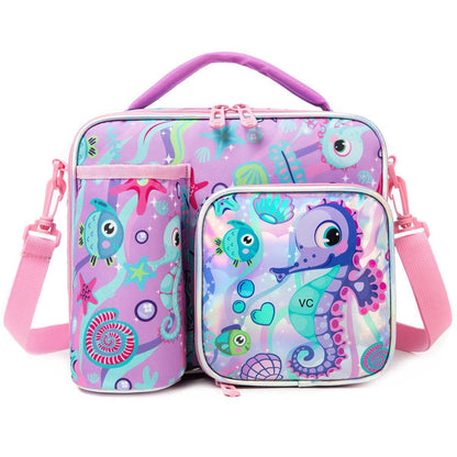 Cartoon Themed Insulated Lunch Bag