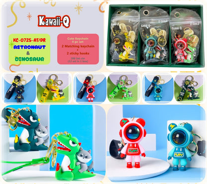 Rubber Keychains- Premium Quality- Set of 2