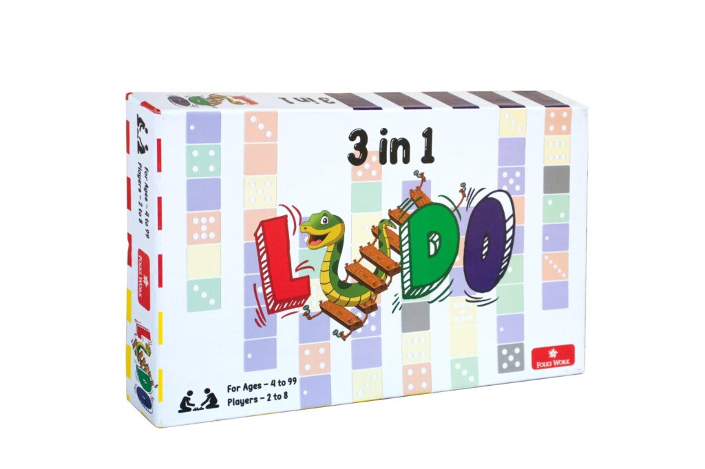 FOLKS WORK-    Ludo 3 in 1