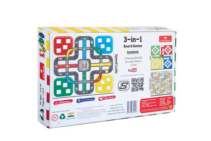 FOLKS WORK-    Ludo 3 in 1