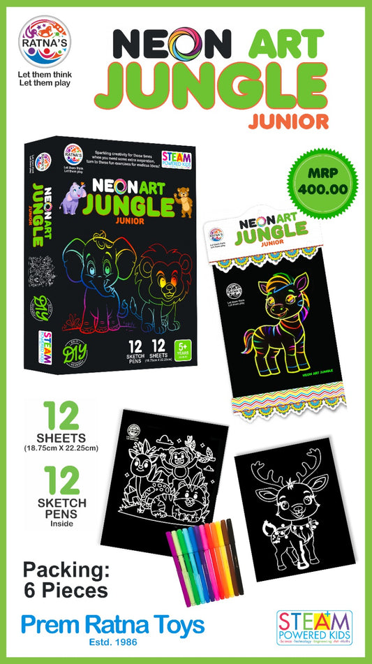 Ratna's Neon Art Jungle Junior