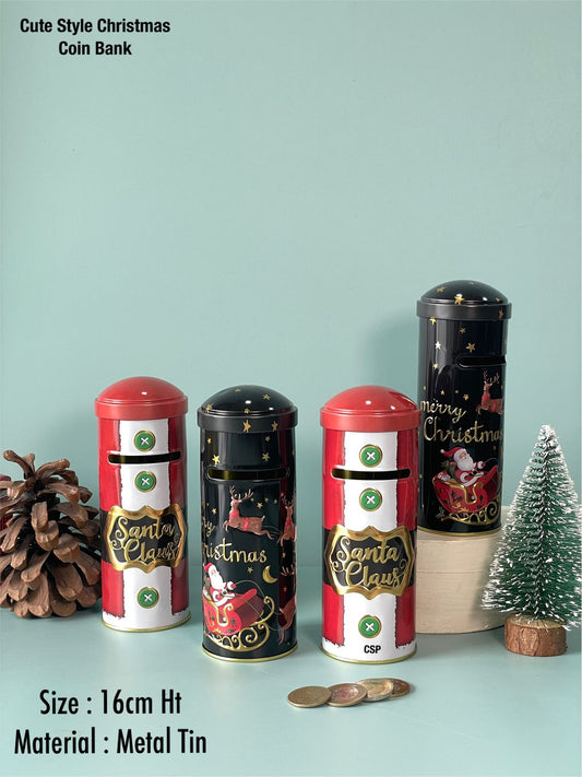 Cute Style collectible Metal tin Coin Banks