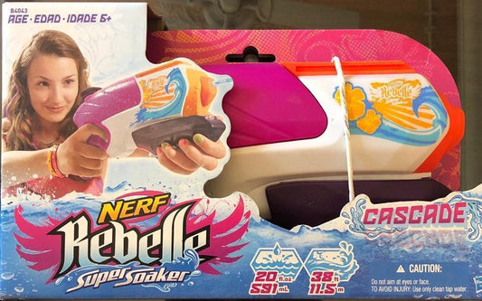 Nerf Rebelle Super Soaker Water Gun! Children Summer Toy High Pressure Super Long Distance Air Pressure Gun for Kids Age 6+