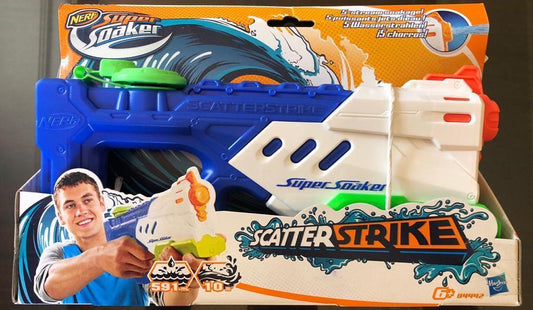 Scatter Strike Super-Soaker waterguns! Children Summer Toy High Pressure Super Long Distance Air Pressure Gun for Kids Age 6+