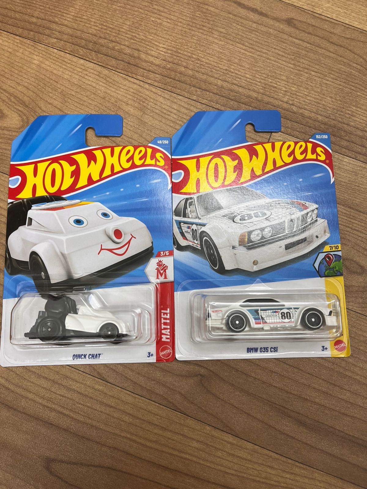 SINGLE HOT WHEELS CAR BMW 635 Csi AND QUICK CHAT
