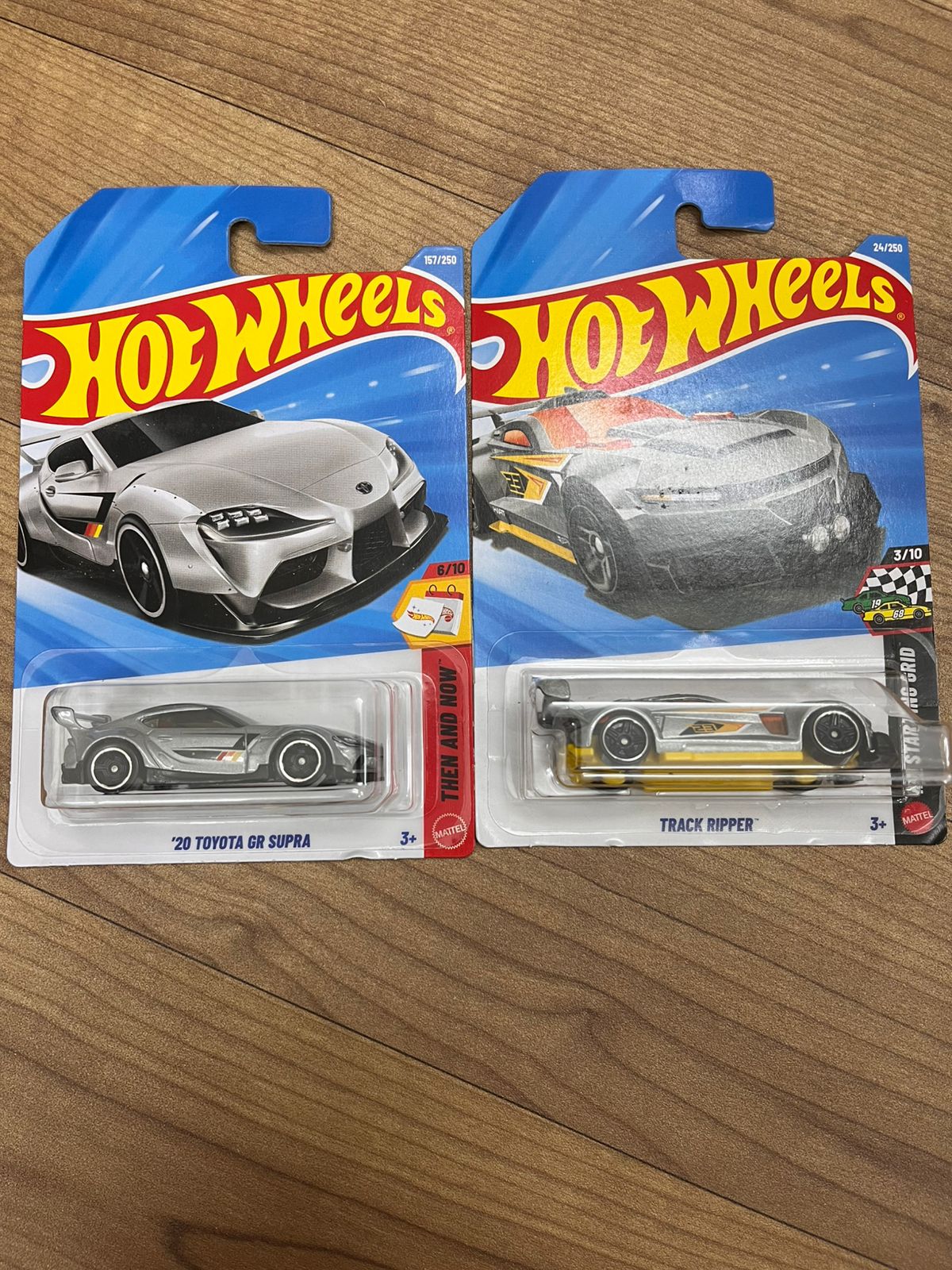 SINGLE HOT WHEELS CAR 20 TOYOTA GR SUPRA AND TRACK RIPPER