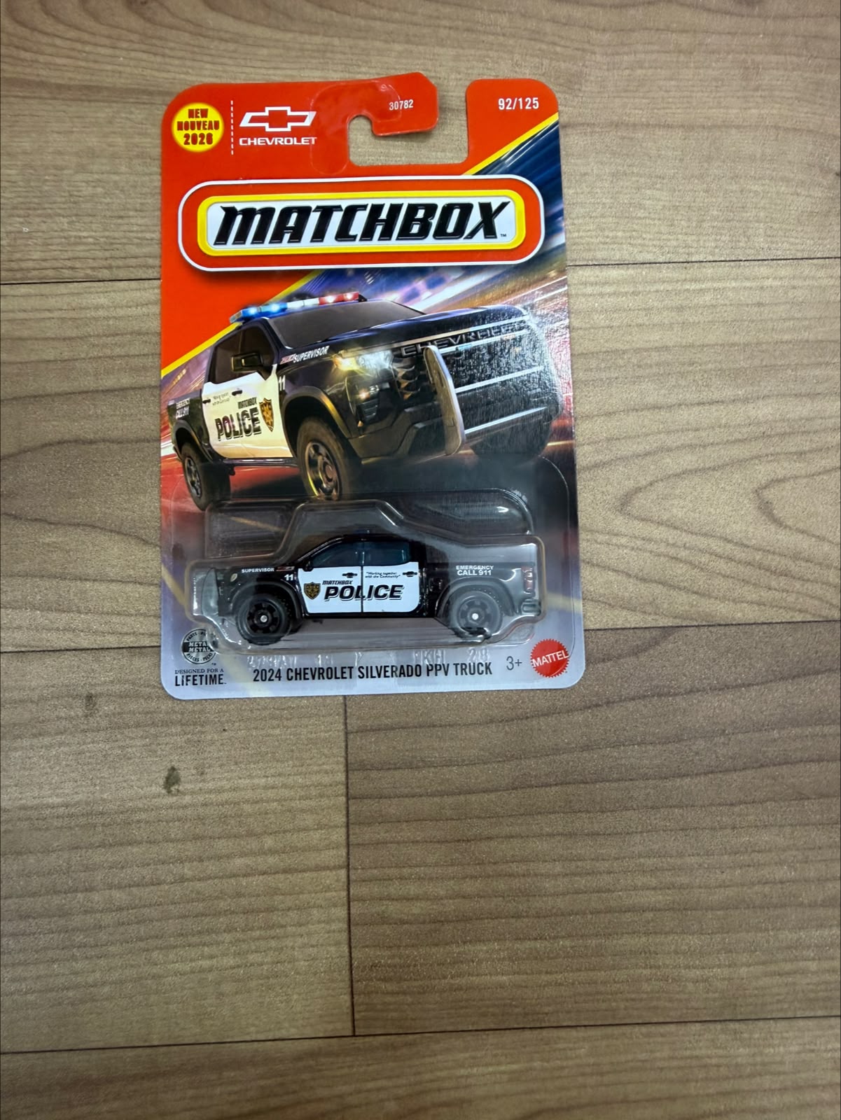 2024 CHEVROLET SILVERADO PPV TRUCK (MATCHBOX CAR- 30782)