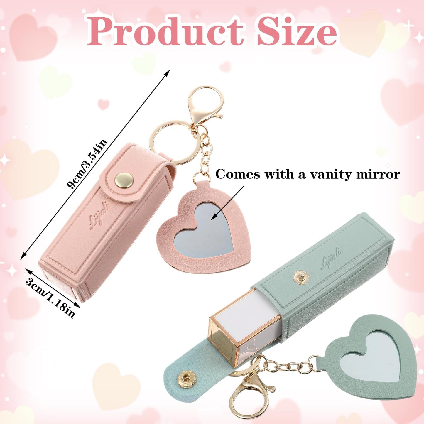 Personalised Lipstick Holder Keychain