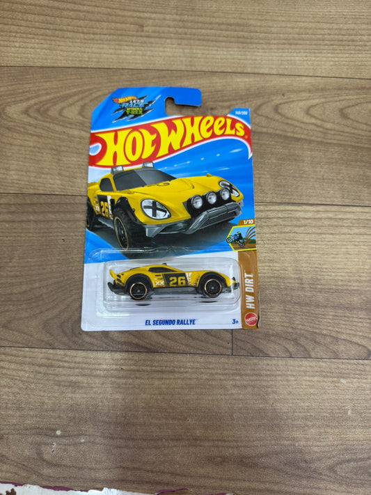 EL SEGUNDO RALLYE- yellow - SINGLE HOTWHEELS