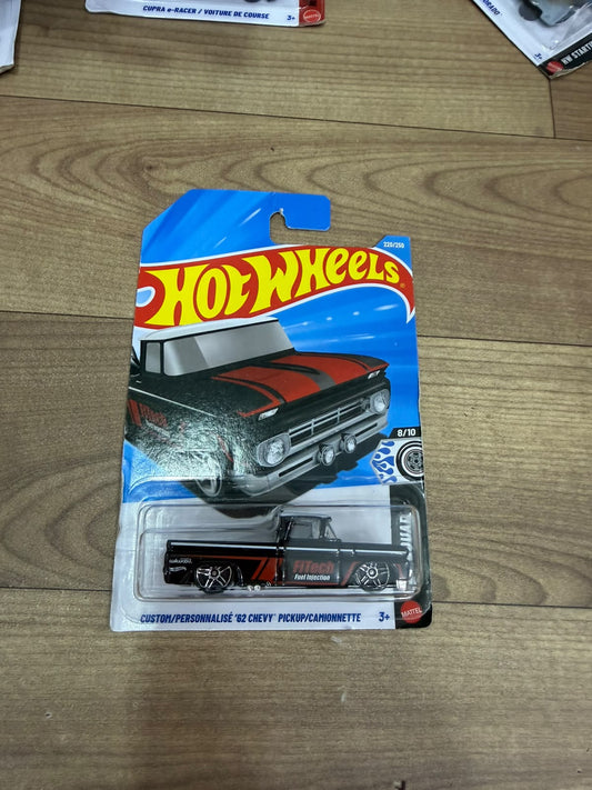 62 CHEVY PICKUP CUSTOM/PERSONALISE - SINGLE HOTWHEELS