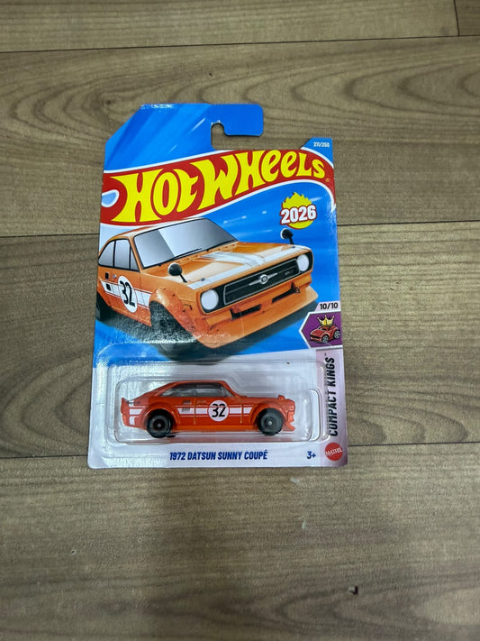 1972 DATSUN SUNNY COUPE - SINGLE HOTWHEELS