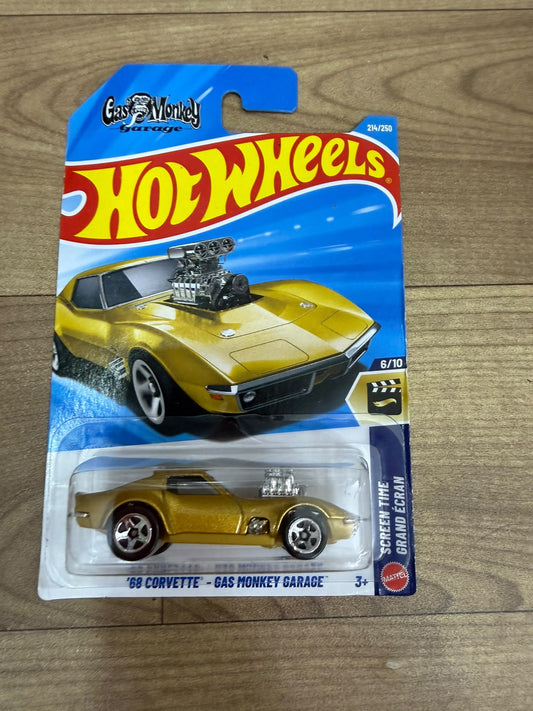 68 CORVETTE- GAS MONKEY GARAGE - SINGLE HOTWHEELS