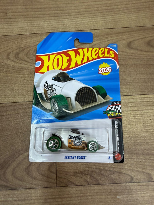 INSTANT BOOST- GREEN - SINGLE HOTWHEELS
