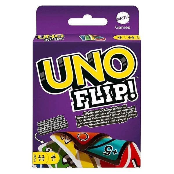 Mattel Games UNO Greatest Hits Gift Pack with 3 Card Games, UNO, UNO Flip & UNO Show ‘em No Mercy for Kids, Teens, Grown-Ups & Family Nights & Parties