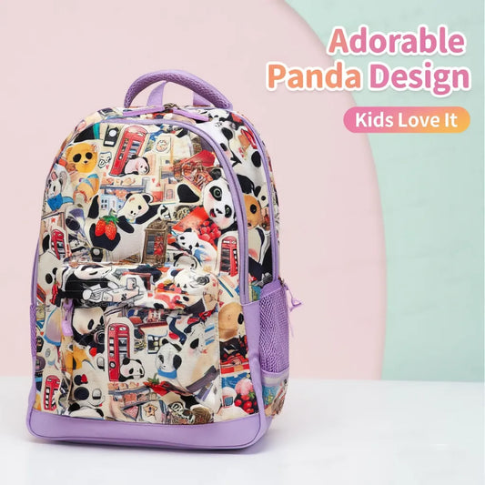 Adorable Panda Large Capacity Kids School Bag