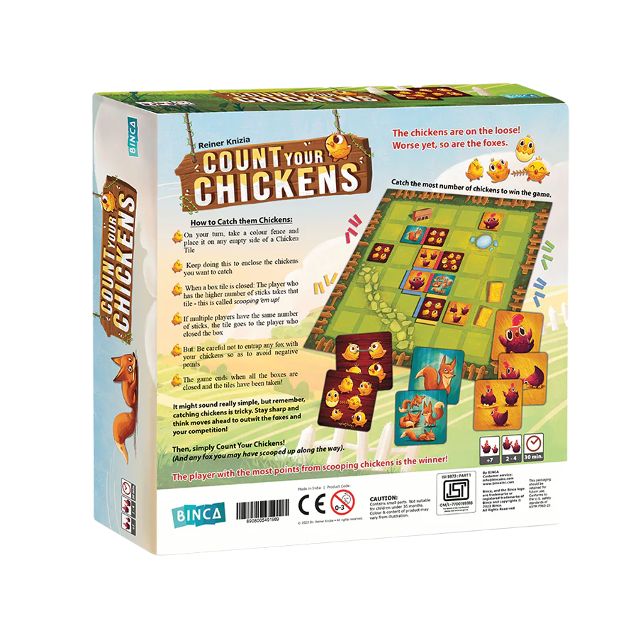 Count Your Chickens - Strategy Board Game