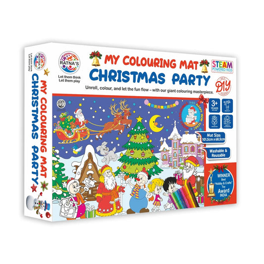 My Colouring Mat- Christmas Party
