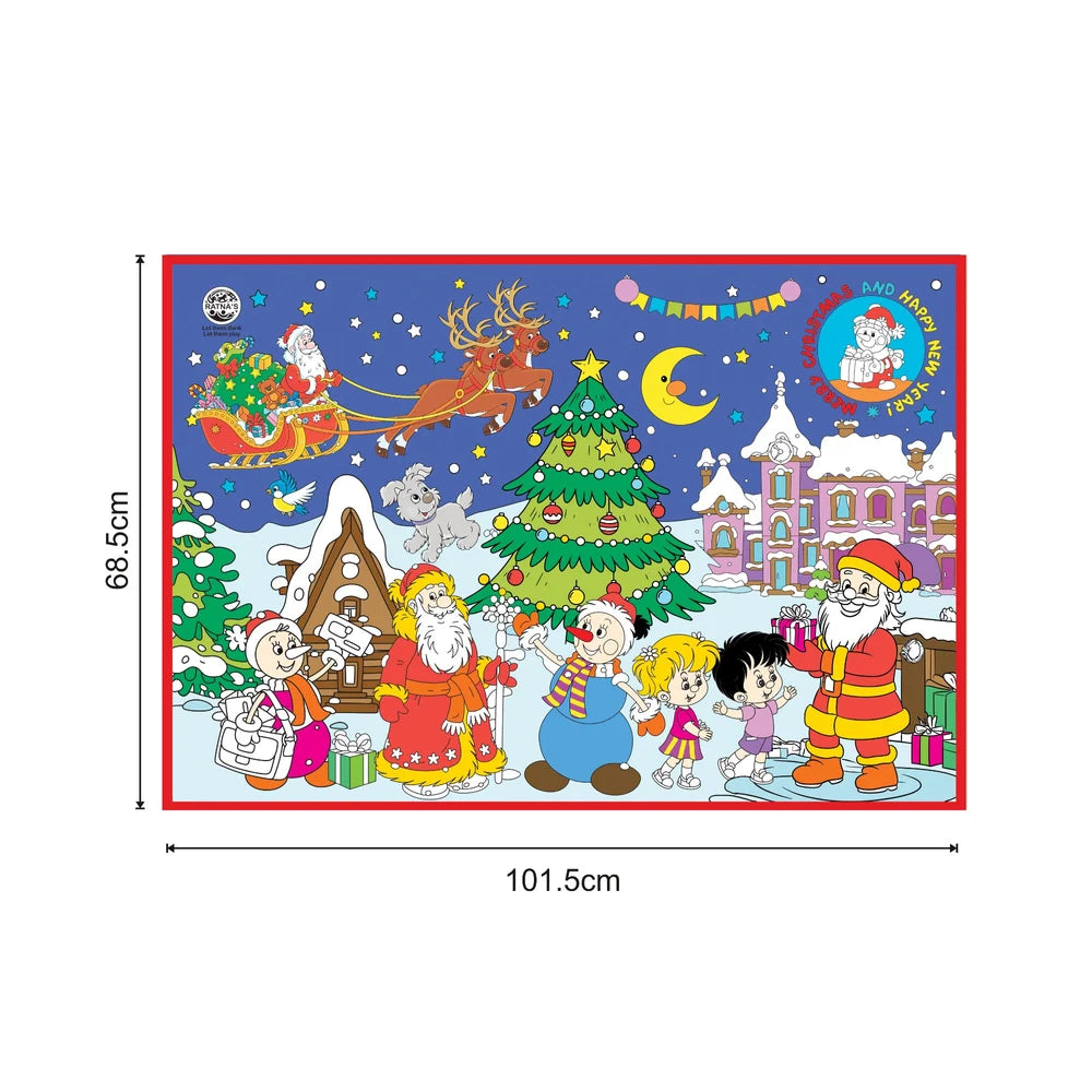 My Colouring Mat- Christmas Party