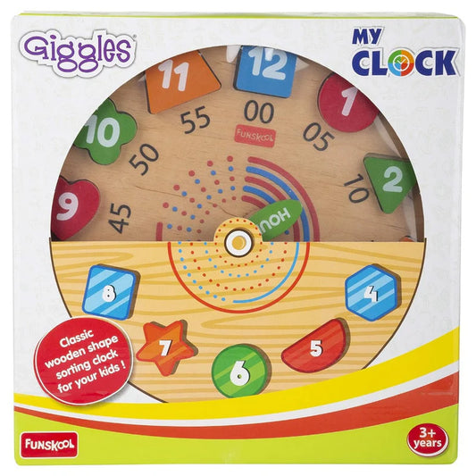 Funskool Giggles My Clock- Wooden