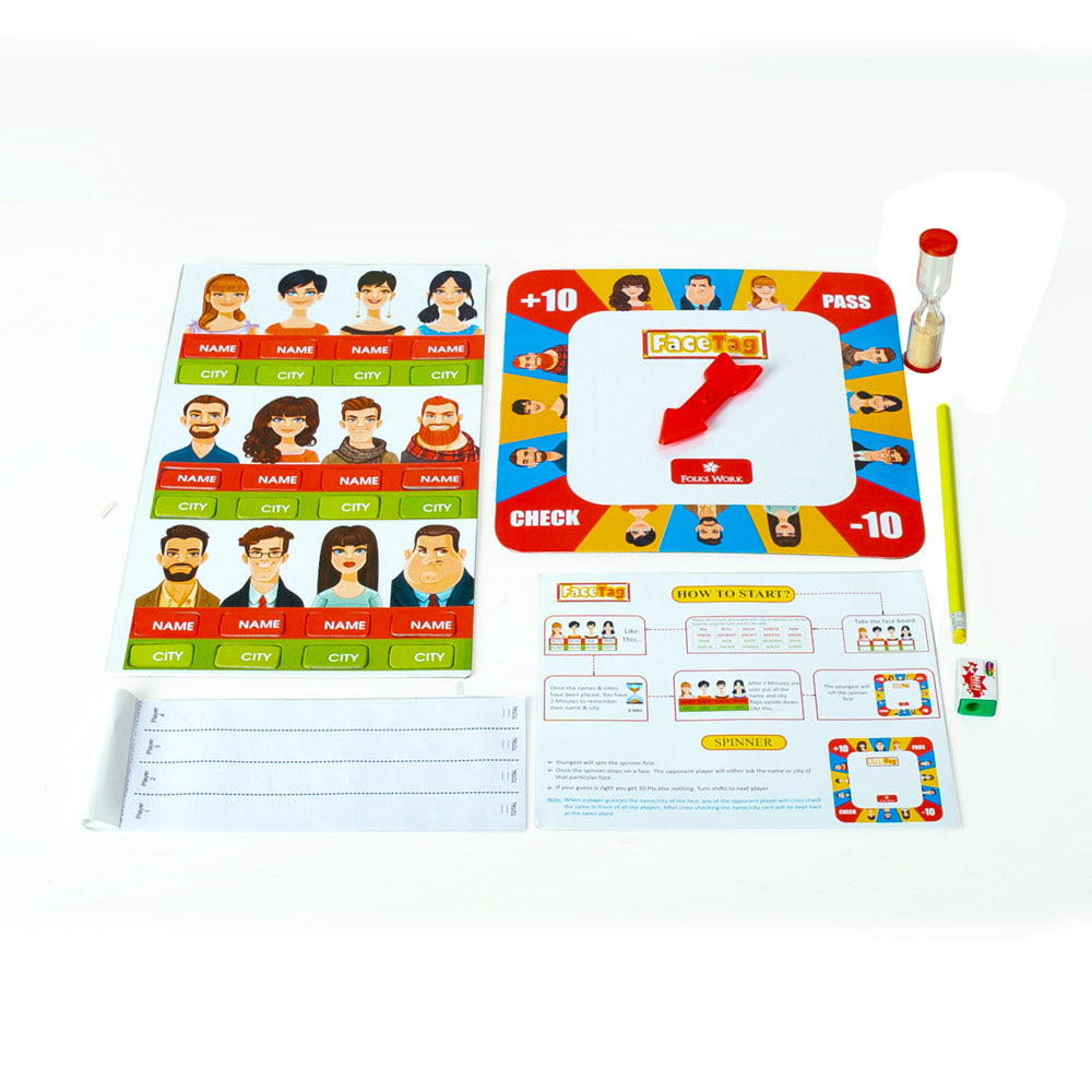 FOLKS WORK-  Face Tag