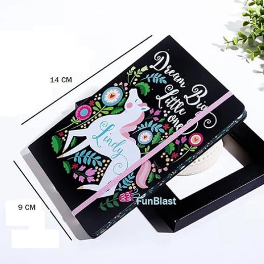 Mini Unicorn Notebook Diary for Kids