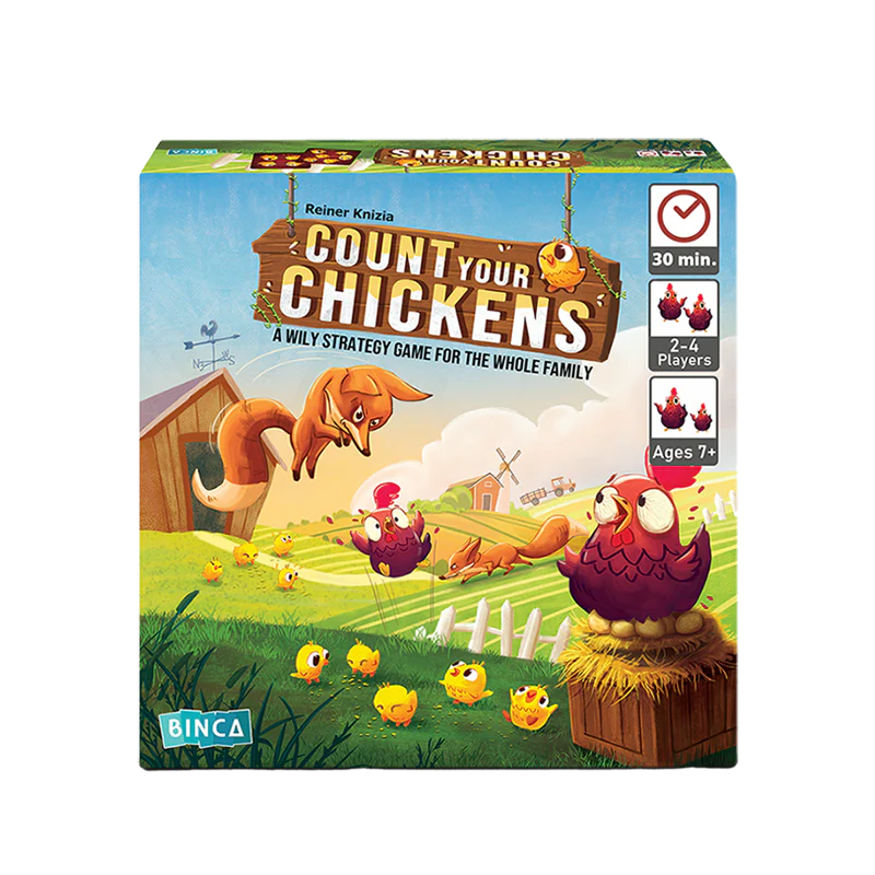 Chicken Board Line Count Your Chickens - Strategy Board Game – Etrending