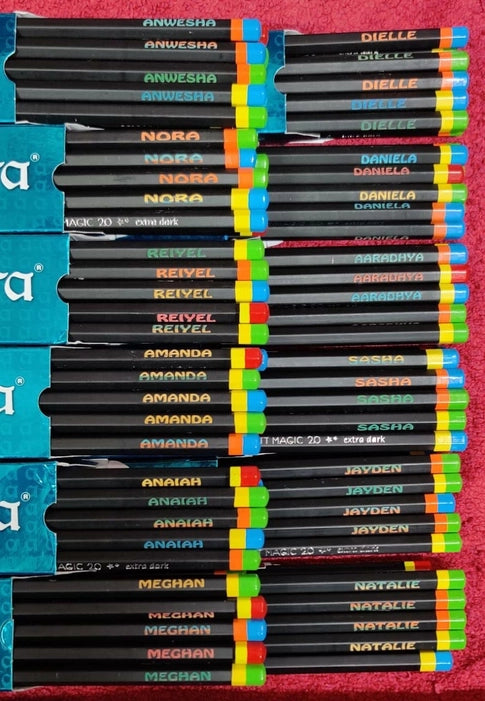 20 Personalised Pencils for Kids