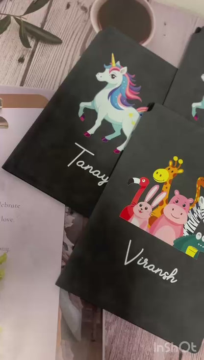 Personalised reusable erasable notebook A5