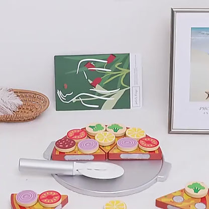 Wooden Pizza Oven Set