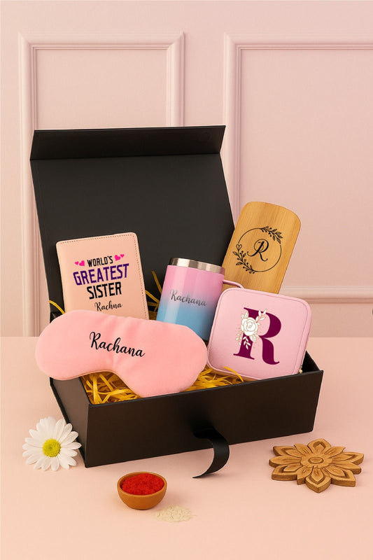 Personalised  Premium Rakhi Gift Box for Sister
