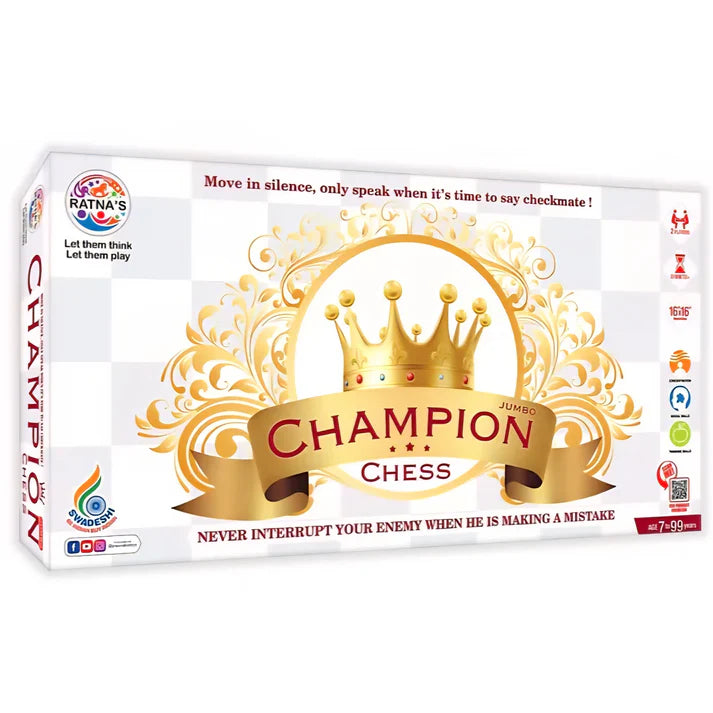 Ratna’s Champion Chess Board Game For 7 Years to 99 year old