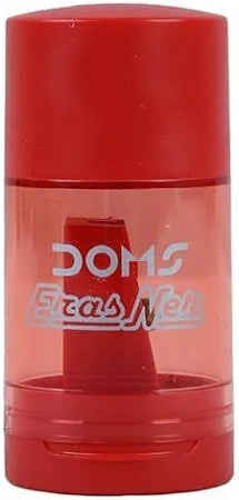 DOMS ErasNer 2in1 – Pencil Sharpener + Eraser Combo – Compact School Stationery (Set of 20)