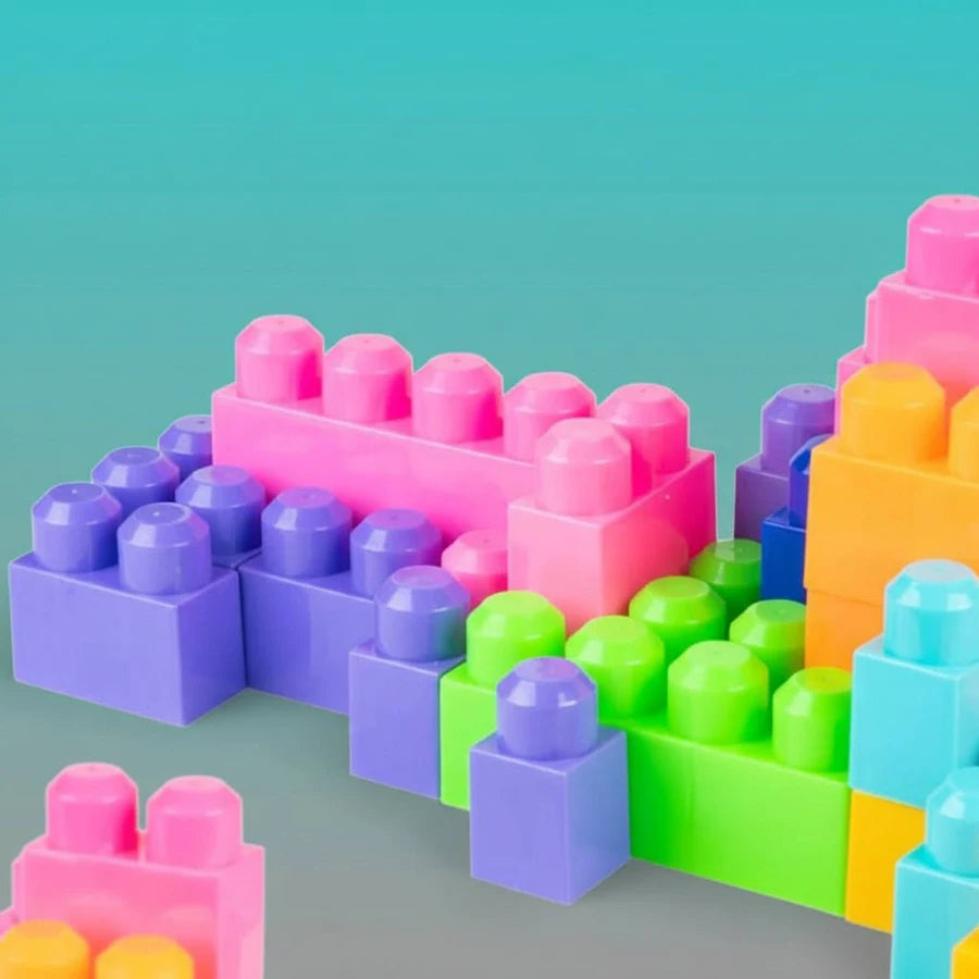 Ratnas's Giant Blocks 30 Pcs Big Building Bag with Big Building Blocks (Copy)