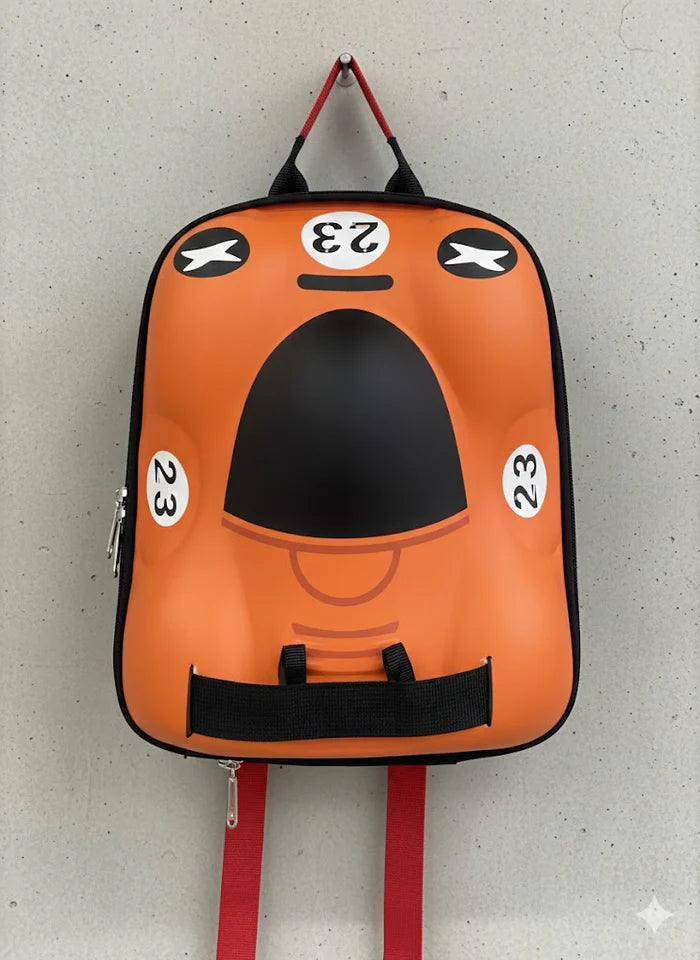 3D Car Design Hard Shell Backpack for Kids